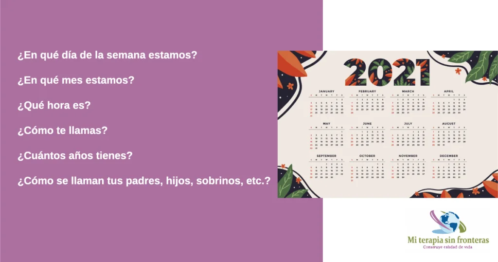 Técnica de orientación a la realidad (TOR)