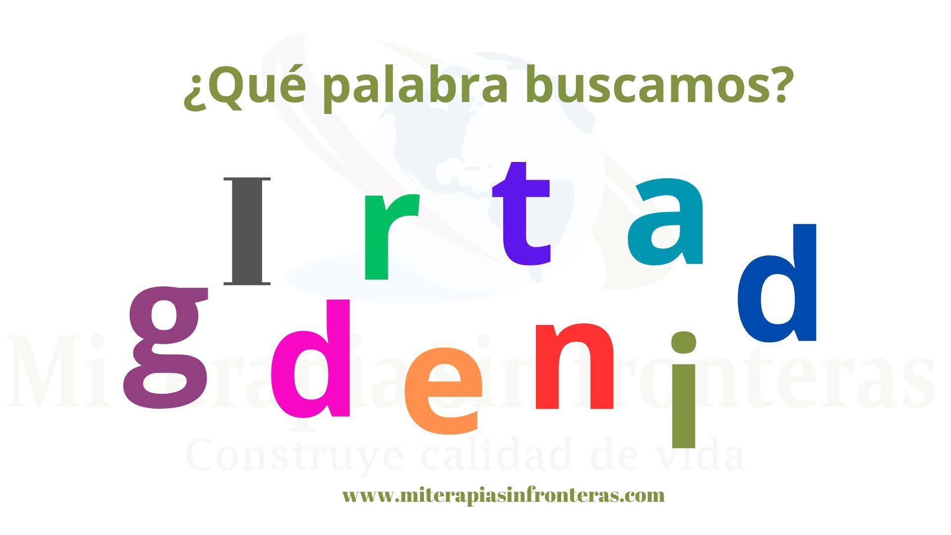 Encuentra la palabra
