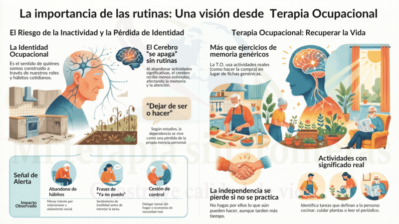 El poder de hacer: cómo la Terapia Ocupacional previene el deterioro cognitivo mediante actividades significativas y rutinas diarias